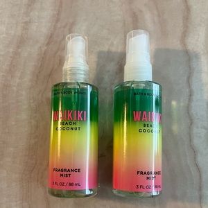 Waikiki Beach Coconut Travel Size Fragrance Mist Set
